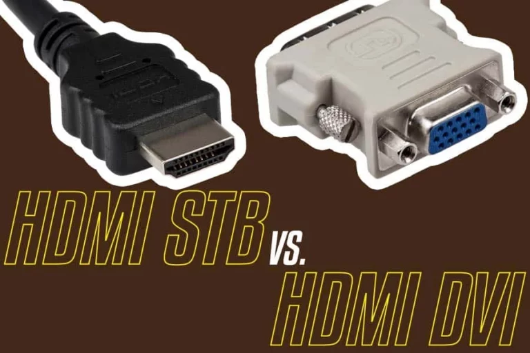 HDMI STB Vs. HDMI DVI: The Different Types Of HDMI Ports  