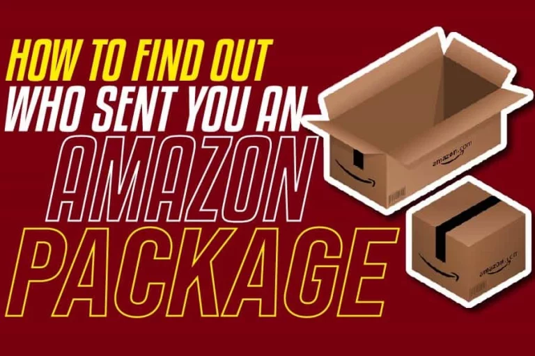 How To Find Out Who Sent You An Amazon Package 