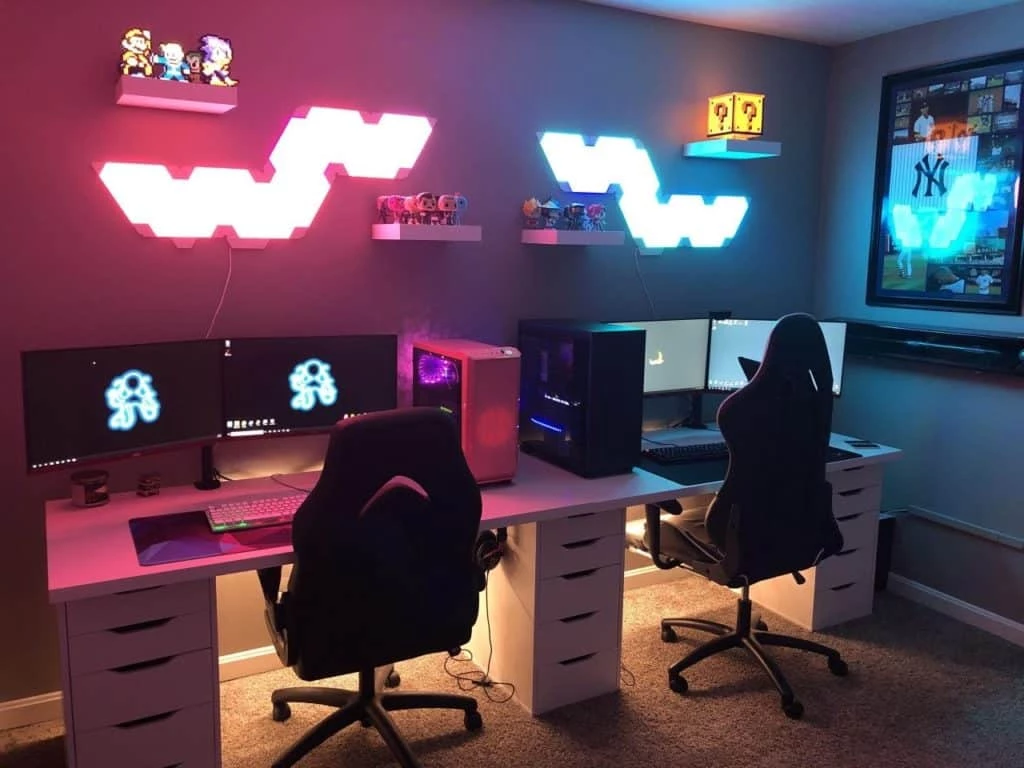 LED Gaming Setup
