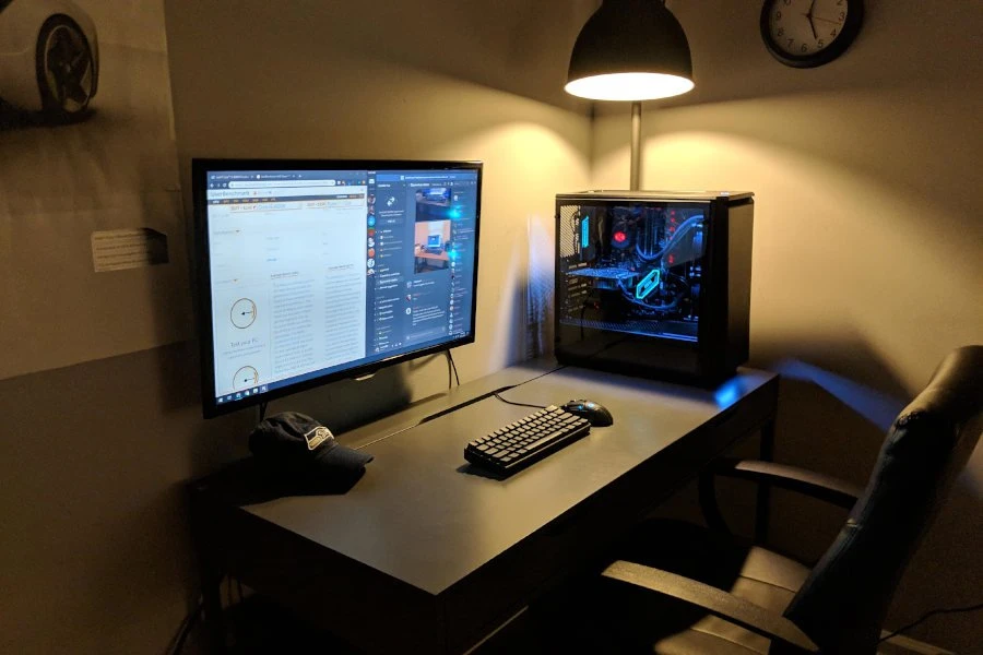 Compact Gaming Room Setup.